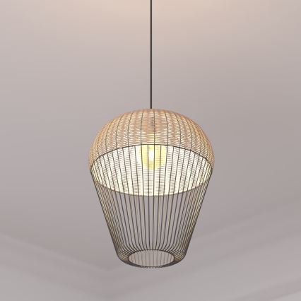 Atmosphera - Lustr na lanku ANEA 1xE27/40W/230V ratan