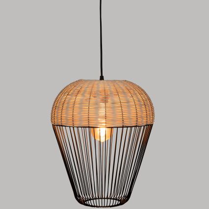 Atmosphera - Lustr na lanku ANEA 1xE27/40W/230V ratan