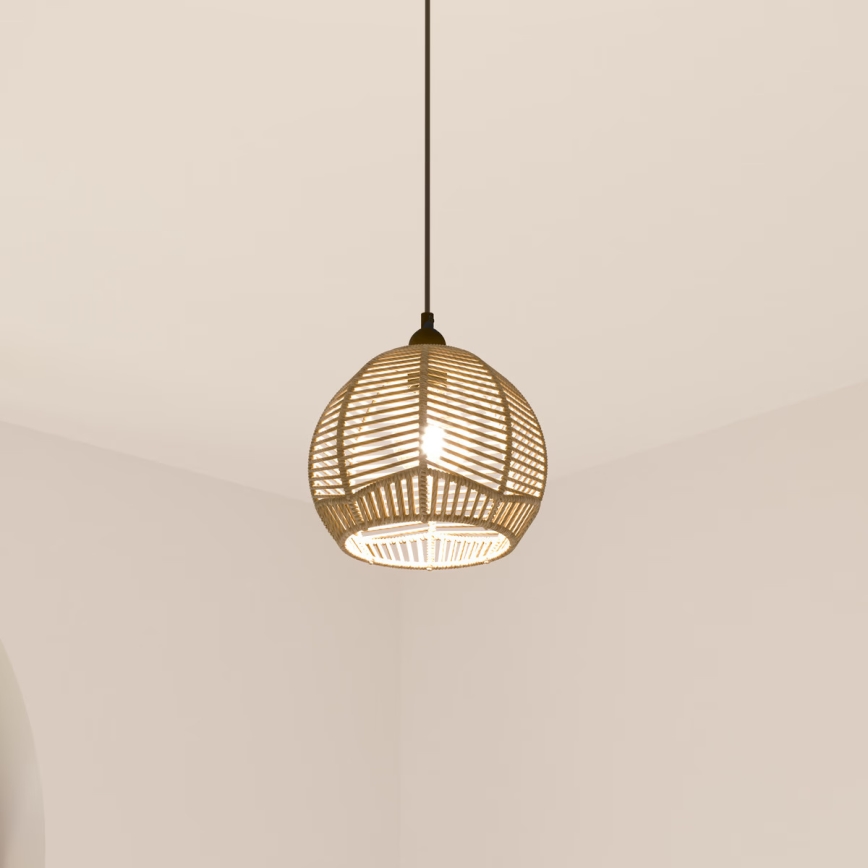 Atmosphera - Lustr na lanku CAREN 1xE27/40W/230V juta