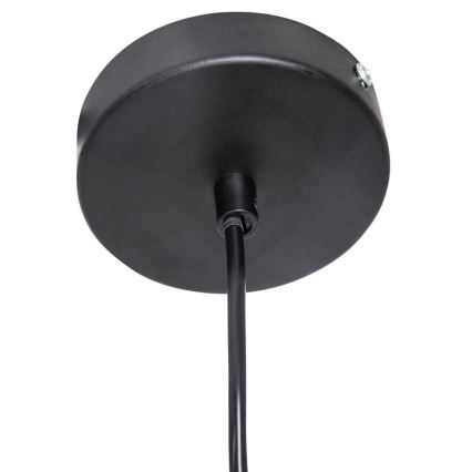 Atmosphera - Lustr na lanku JILY 1xE27/40W/230V juta černá
