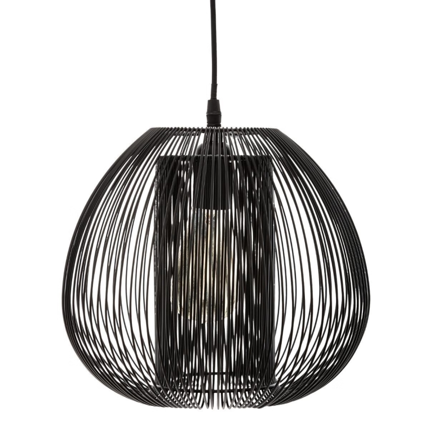 Atmosphera - Lustr na lanku NODA 1xE27/40W/230V černá