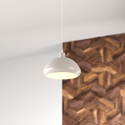 Atmosphera - Lustr na lanku SAVIO 1xE27/40W/230V béžová