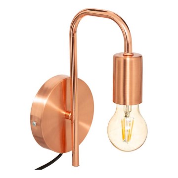 Atmosphera - Nástěnná lampa KELI 1xE27/40W/230V měděná