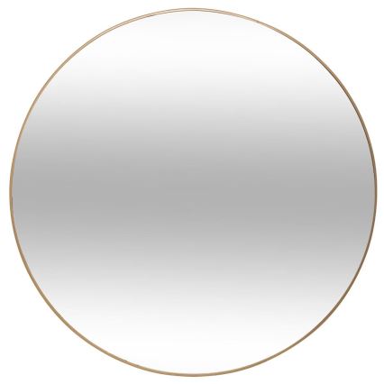 Atmosphera - Nástěnné zrcadlo ALICE pr. 76 cm zlatá