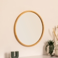 Atmosphera - Nástěnné zrcadlo KIM pr. 55 cm kaučukovník