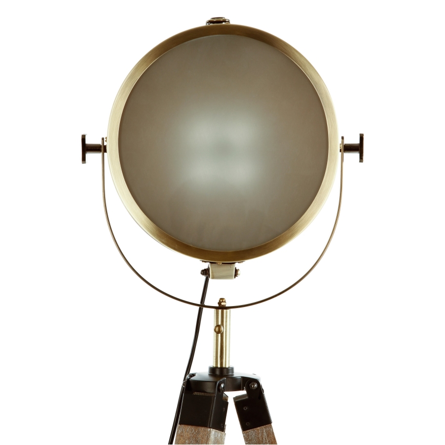 Atmosphera - Stojací lampa EBOR 1xE27/25W/230V borovice/mosaz
