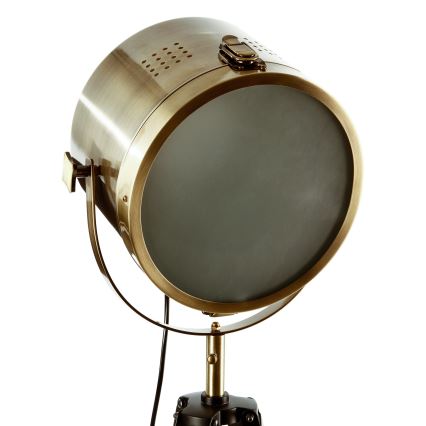 Atmosphera - Stojací lampa EBOR 1xE27/25W/230V borovice/mosaz