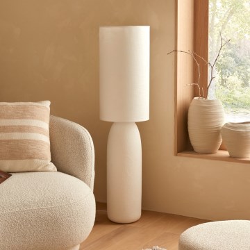 Atmosphera - Stojací lampa KEYAH 1xE27/40W/230V 111 cm bílá