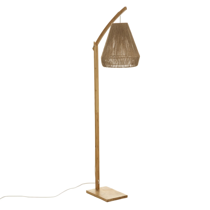 Atmosphera - Stojací lampa PALM 1xE27/60W/230V bambus/konopí