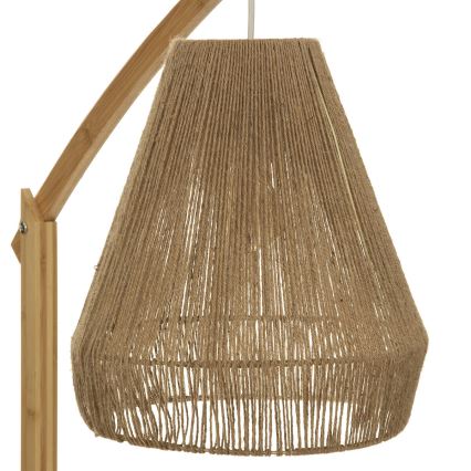 Atmosphera - Stojací lampa PALM 1xE27/60W/230V bambus/konopí
