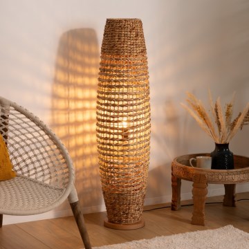 Atmosphera - Stojací lampa SAND 1xE27/40W/230V buk/vodní hyacint