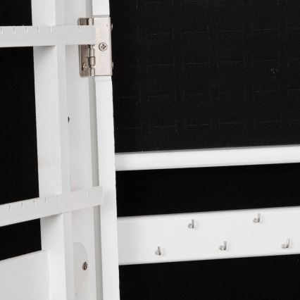 Atmosphera - Stojací zrcadlo se šperkovnicí KRISTIN 146,8x37 cm bílá