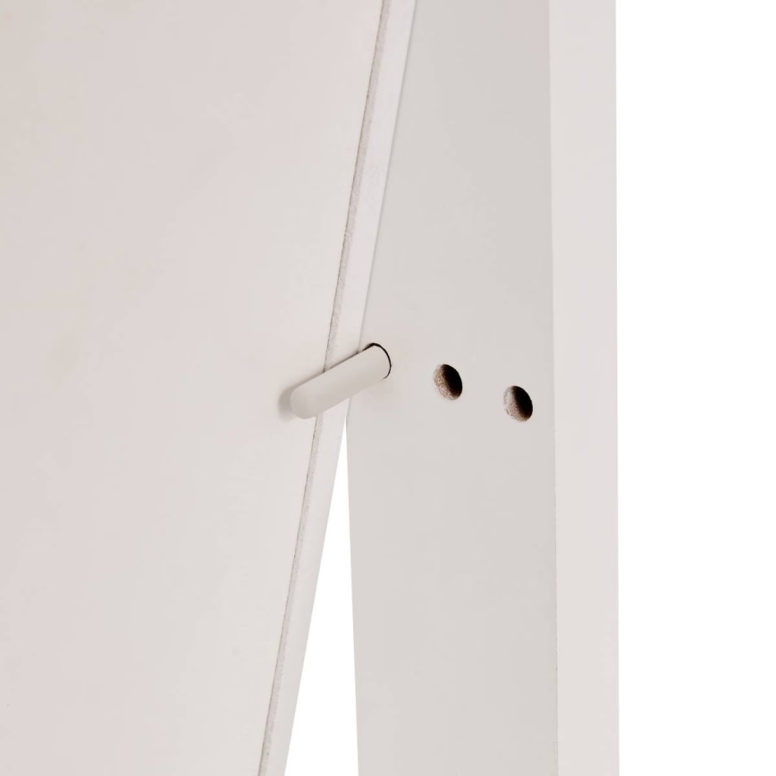 Atmosphera - Stojací zrcadlo se šperkovnicí LEXY 158x38 cm bílá