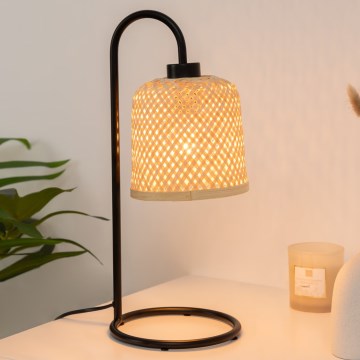 Atmosphera - Stolní lampa ALI 1xE27/25W/230V bambus