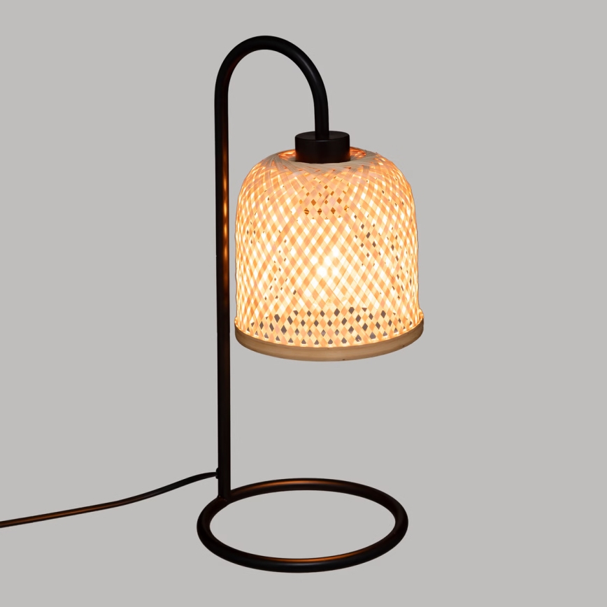 Atmosphera - Stolní lampa ALI 1xE27/25W/230V bambus