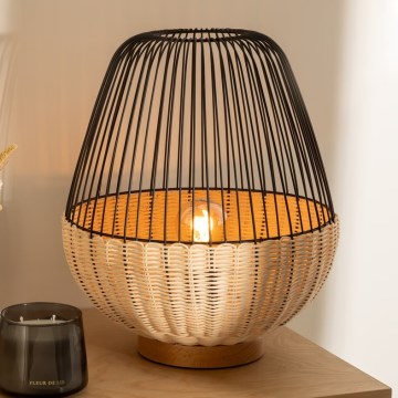 Atmosphera - Stolní lampa ANEA 1xE27/40W/230V ratan