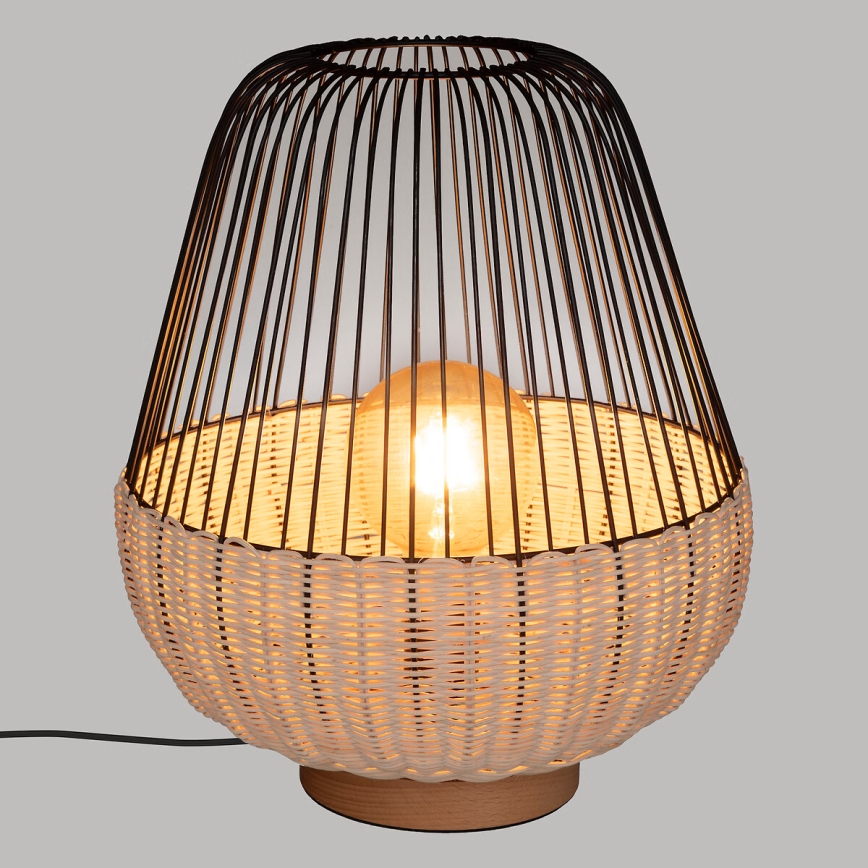 Atmosphera - Stolní lampa ANEA 1xE27/40W/230V ratan