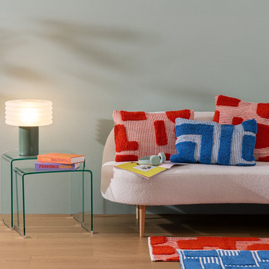 Atmosphera - Stolní lampa ASTI 1xE27/60W/230V zelená