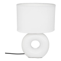 Atmosphera - Stolní lampa BARU 1xE14/40W/230V bílá