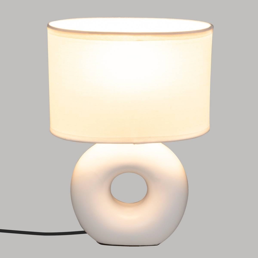 Atmosphera - Stolní lampa BARU 1xE14/40W/230V bílá