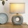 Atmosphera - Stolní lampa BARU 1xE14/40W/230V šedá