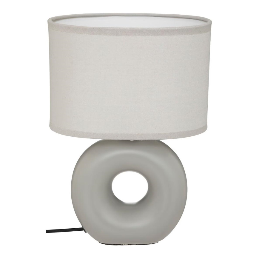 Atmosphera - Stolní lampa BARU 1xE14/40W/230V šedá