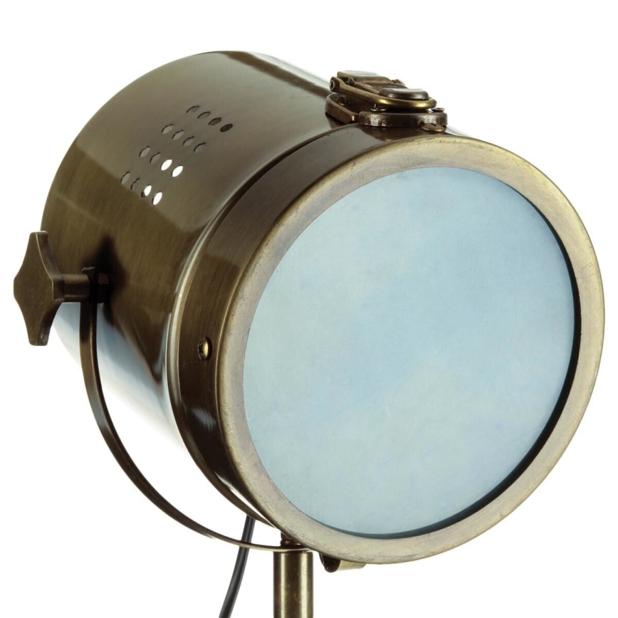 Atmosphera - Stolní lampa EBOR 1xE14/25W/230V borovice/mosaz