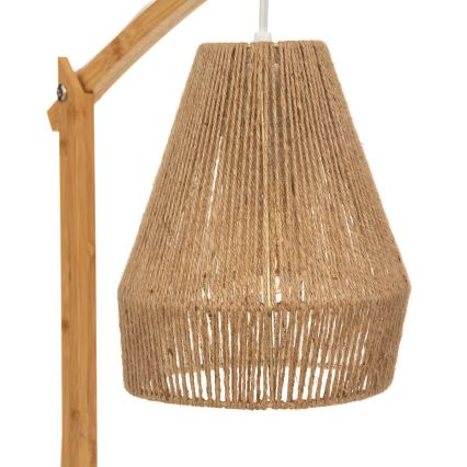 Atmosphera - Stolní lampa KARLA 1xE27/40W/230V bambus/konopí