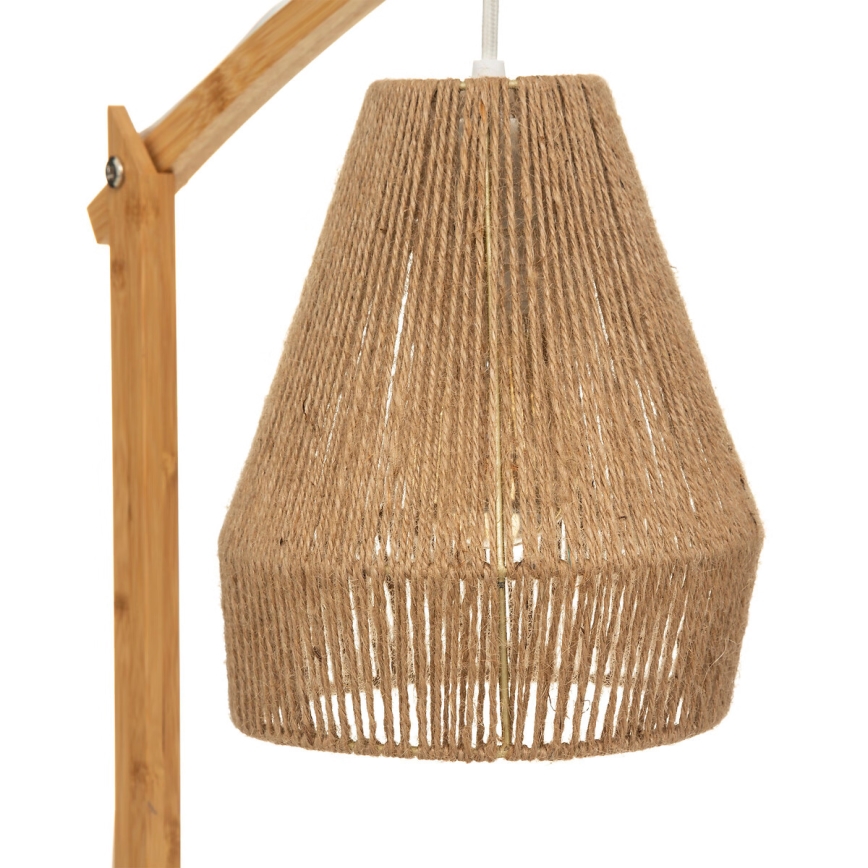Atmosphera - Stolní lampa KARLA 1xE27/40W/230V bambus/konopí
