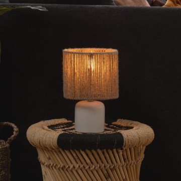 Atmosphera - Stolní lampa KOBY 1xE14/40W/230V bílá