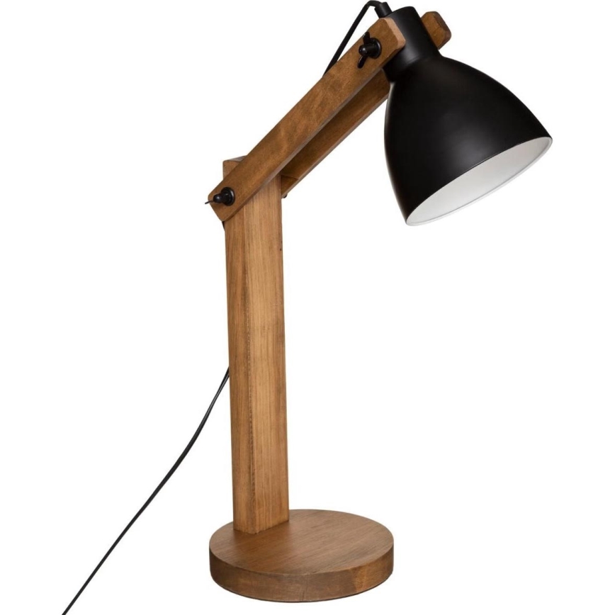 Atmosphera - Stolní lampa KUBA 1xE14/25W/230V borovice