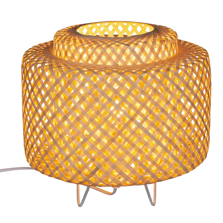 Atmosphera - Stolní lampa LIBY 1xE27/40W/230V bambus