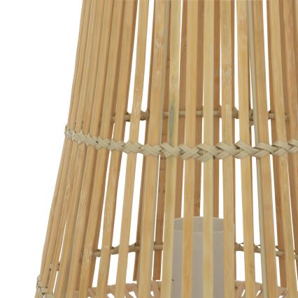 Atmosphera - Stolní lampa MAHE 1xE27/25W/230V bambus