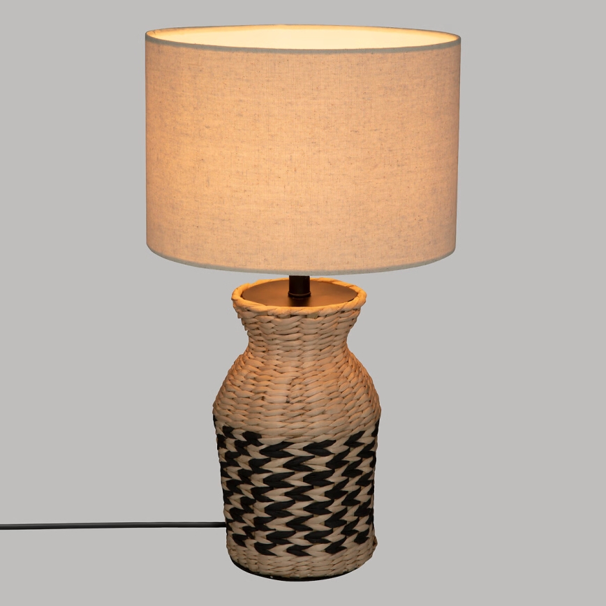 Atmosphera - Stolní lampa MENA 1xE27/40W/230V vodní hyacint