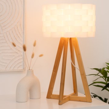 Atmosphera - Stolní lampa MOKI 1xE14/40W/230V bambus