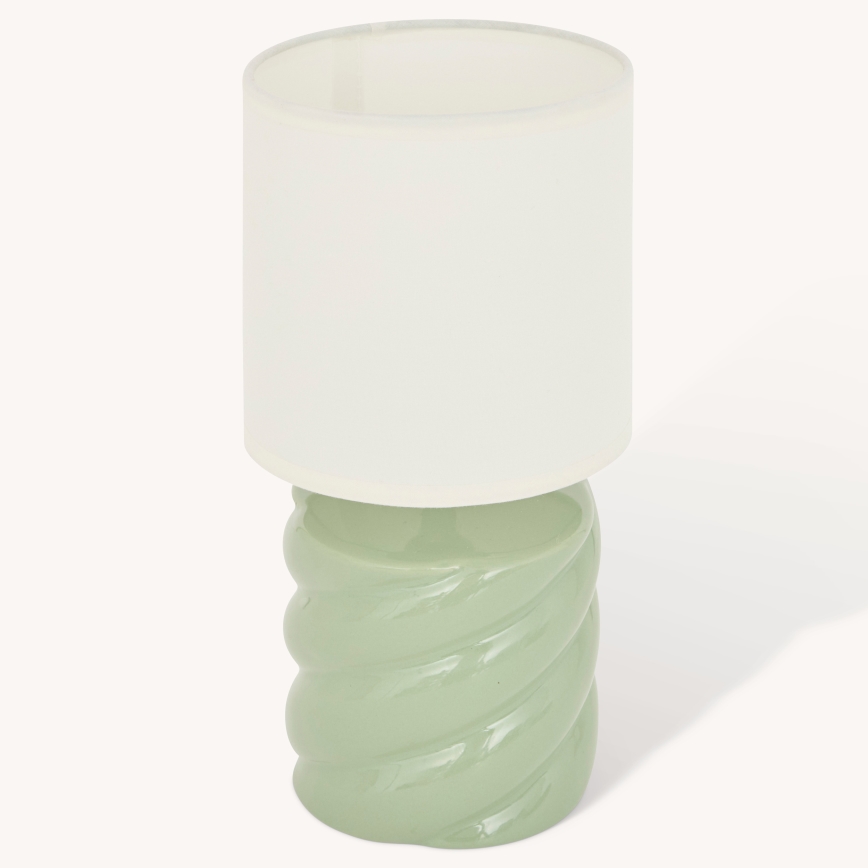 Atmosphera - Stolní lampa NOLY 1xE14/40W/230V zelená