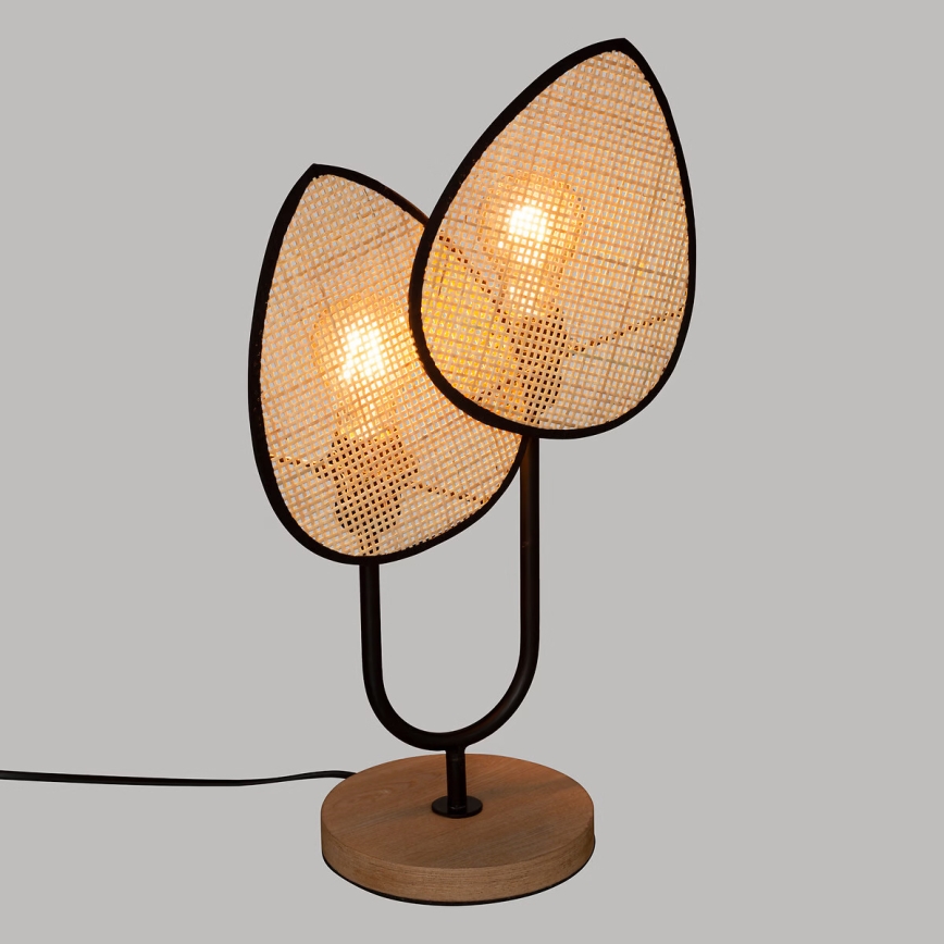 Atmosphera - Stolní lampa OLME 1xE27/40W/230V ratan