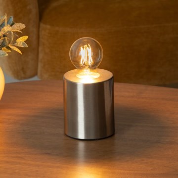 Atmosphera - Stolní lampa SABA 1xE27/40W/230V stříbrná