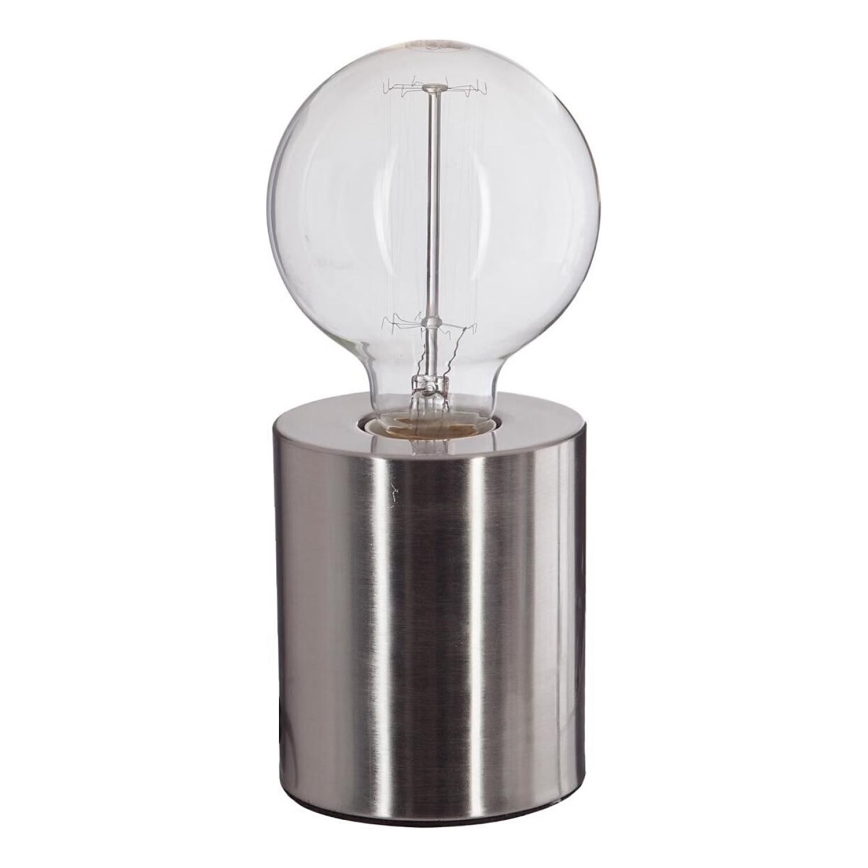 Atmosphera - Stolní lampa SABA 1xE27/40W/230V stříbrná
