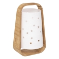 Atmosphera - Stolní lampa STARS 1xE14/40W/230V bambus