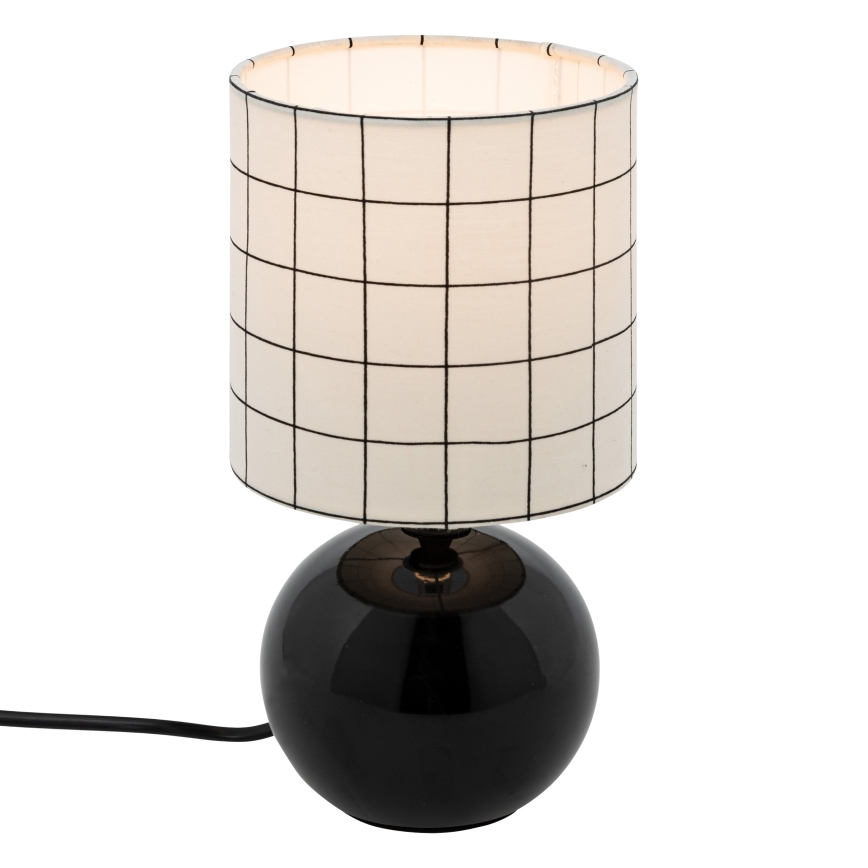 Atmosphera - Stolní lampa TIMÉO 1xE14/60W/230V černá/bílá