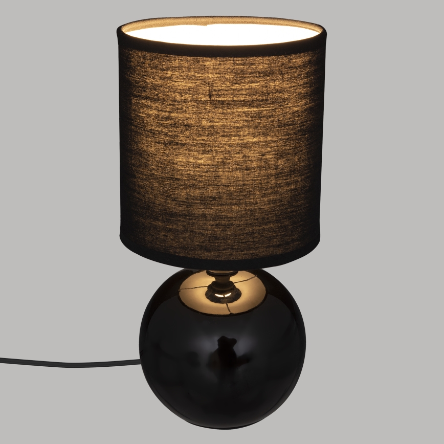 Atmosphera - Stolní lampa TIMÉO 1xE14/60W/230V lesklá černá