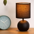 Atmosphera - Stolní lampa TIMÉO 1xE14/60W/230V matná černá