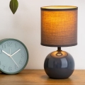 Atmosphera - Stolní lampa TIMÉO 1xE14/60W/230V modrá/fialová