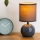 Atmosphera - Stolní lampa TIMÉO 1xE14/60W/230V modrá/fialová