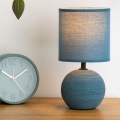 Atmosphera - Stolní lampa TIMÉO 1xE14/60W/230V modrá