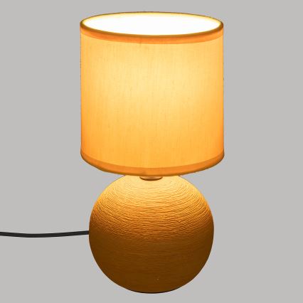 Atmosphera - Stolní lampa TIMÉO 1xE14/60W/230V oranžová