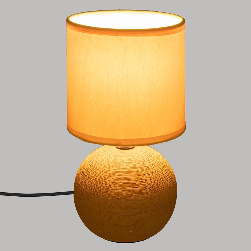 Atmosphera - Stolní lampa TIMÉO 1xE14/60W/230V oranžová