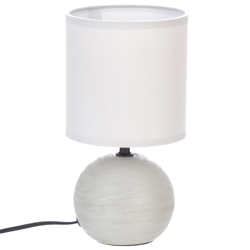 Atmosphera - Stolní lampa TIMÉO 1xE14/60W/230V šedá/bílá