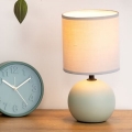 Atmosphera - Stolní lampa TIMÉO 1xE14/60W/230V šedá